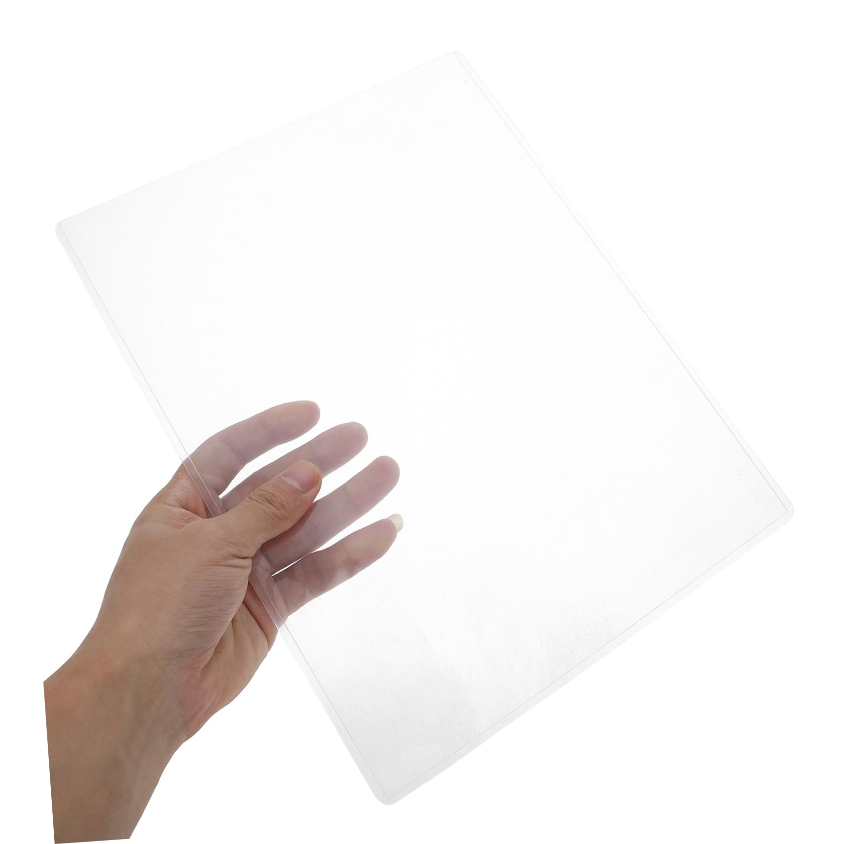 Housoutil 30pezzi Protettivi in Plastica Rigida Trasparente Per Documenti Poster e Album Fotografici Custodie Protezione Per Carte