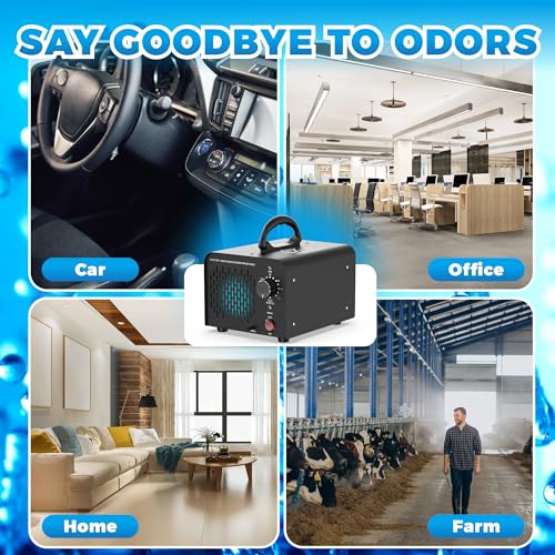 TTDMK Gerador de ozônio e gerador de ozônio água 38.000 mg/h, máquina de ozônio de alta capacidade,