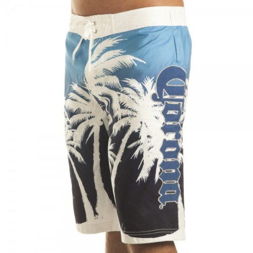 Corona Palm Men's Blue Boardshorts - SMALL Corona