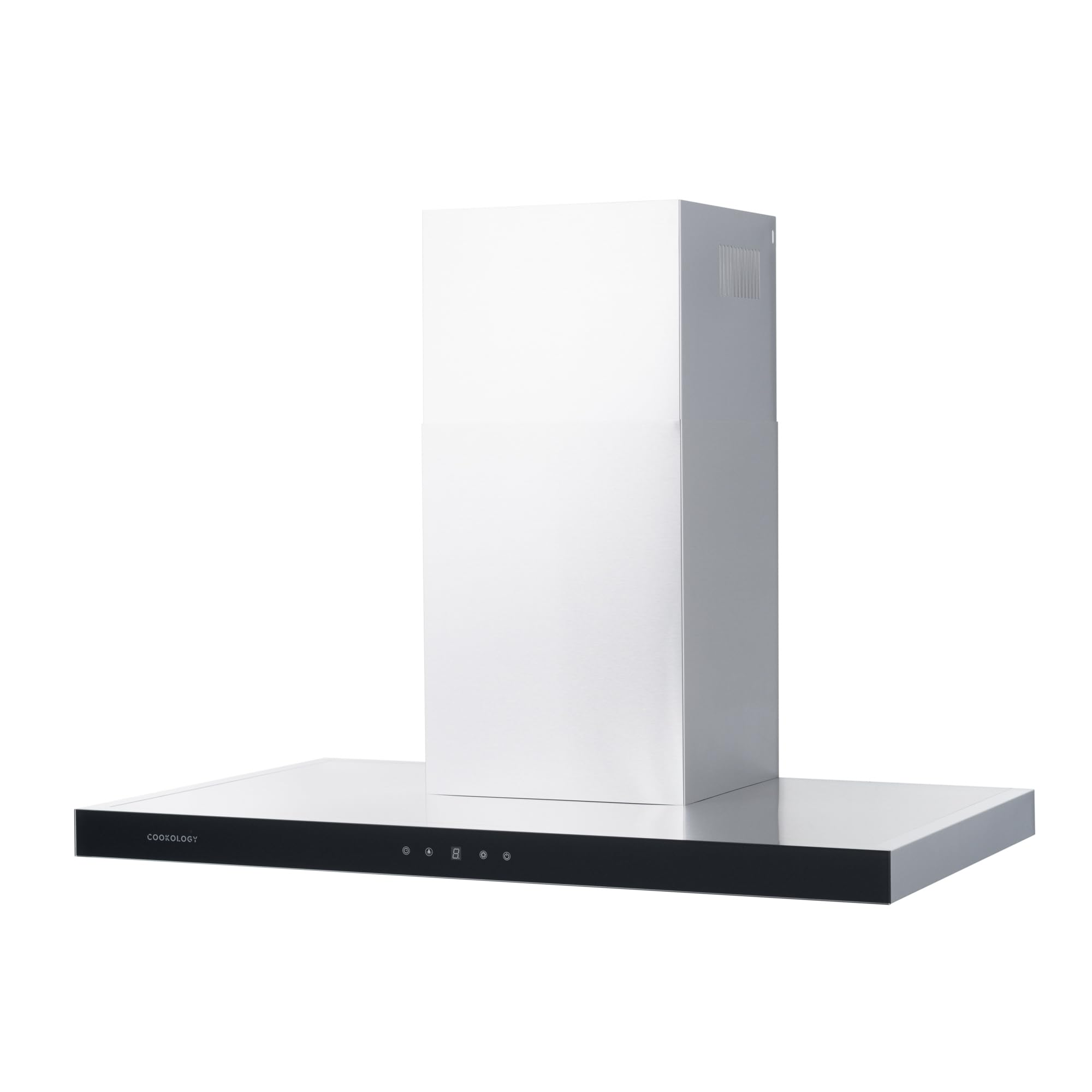 Cookology LINT901SS/A++ Touch Control Cooker Hood, A++ Energy Rated, Kitchen Wall Mounted Chimney Extractor Fan, 90cm T-Shaped Box Style, 3 Speed Powerful Extraction - Stainless Steel — view 8