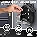 Flexzion Key Box Wall Mount With Code - House Shape Wall Mounted Lockbox for Keys - 4 Digit Code Combination Lock Box for Security - Key Lock Box for Outdoor
