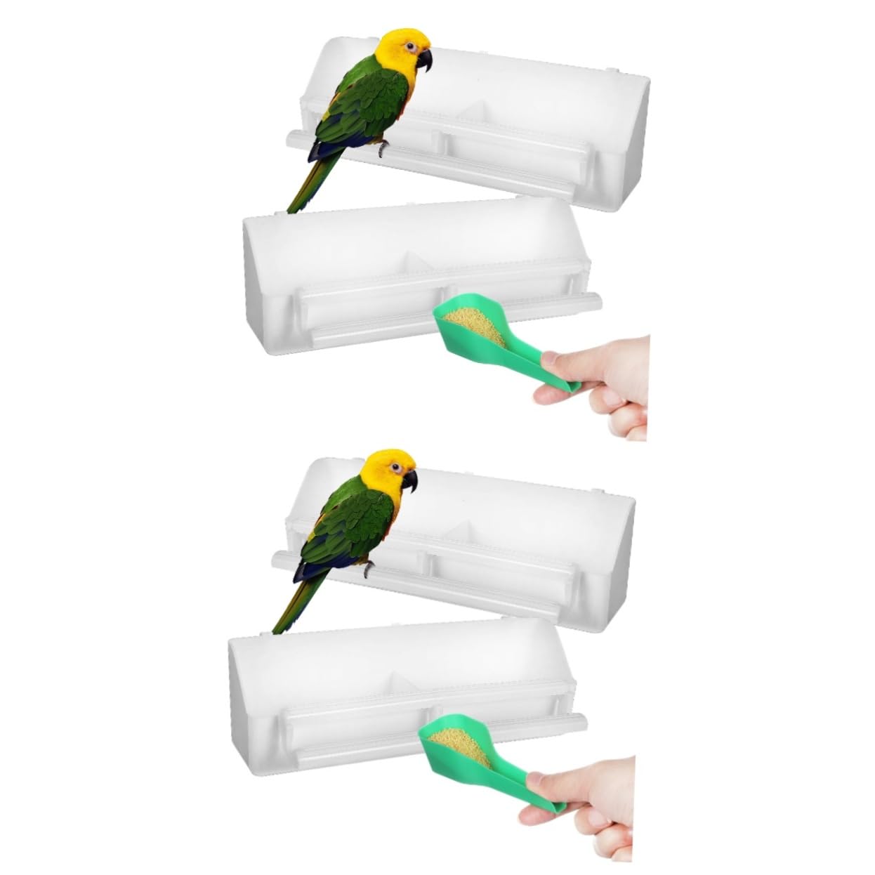 Distributeur nourriture eau oiseaux cage pour nourrir facilement vos animaux au quotidien