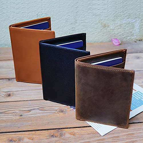 Polare Original POLARE LEATHER WALLET Polare Luxury Rfid Blocking Leather Passport Holder Travel Wallet thumb #5