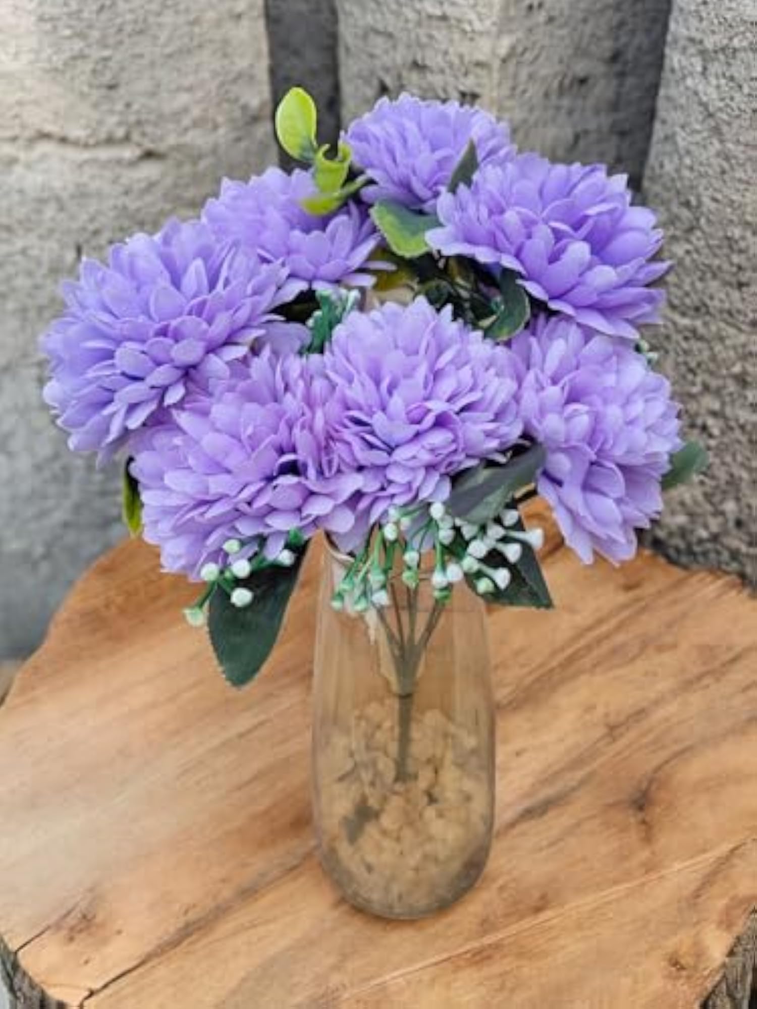 Artificial Chrysanthemum Flowers for Decoration, 7 Bunches