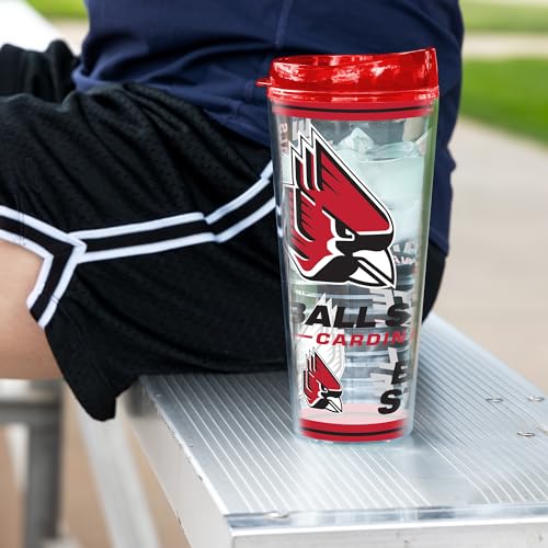 Image of Rico Industries NCAA College Double Wall Mayhem 16oz Or 20oz Tritan Tumbler W Lid