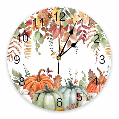 Cosybright ZJP-20240702-SLXM13978CKAACBT Fall Round Wall Clock 10 Inch Bedroom cover