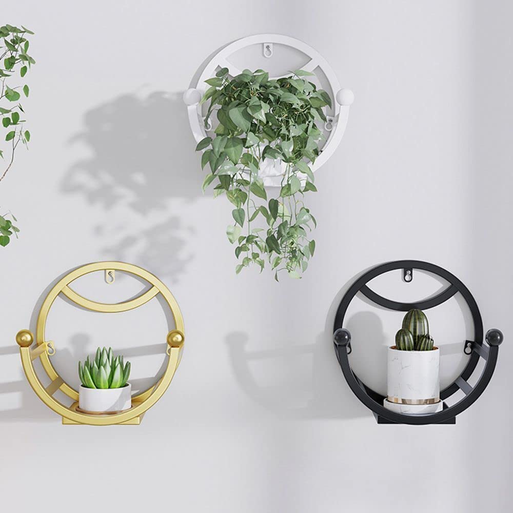 Unique Art Wall Mounted Hanging Planter Rack Plant Basket Flower Pot Stand Plant Holder (Set of 3) (B0BRCW5KPQ) Amazon Price History, Amazon Price Tracker