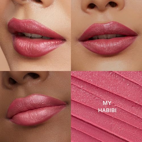 Image of Pilgrim Glitter Lipstick For Women 4.2gm | Dubai Luxe Lifestyle - My Habibi Shade | Lipstick Infused with Vitamin E & Olive Oil | Glitter Formula With Matte Finish | Non Drying | All Skin Types