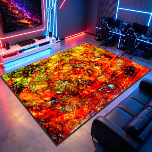 Tapis de sol gaming antidérapant 60x100 cm pour chambre d'enfant