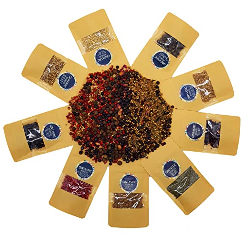 GINTASTIC Gin Botanicals | Masters Collection | 8 Botanicals + Hibiskusblüten für die Verfeinerung von Gin und Gin-Tonic – Bild 2