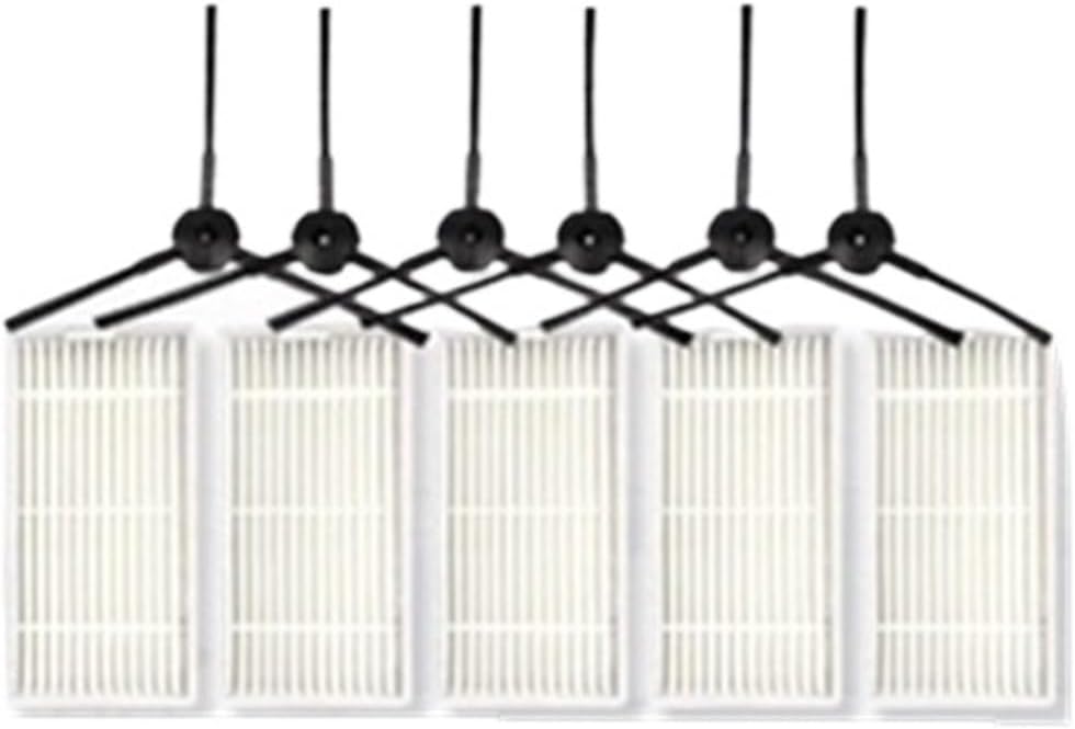 Compatible With SILVERCREST SSWR A1 Robotic Vacuum Cleaner HEPA Filter + Side Brushes Parts Accessories(L9)