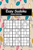 Easy Sudoku: Sudoku Puzzle Game For Beginers With Autumn creative pattern with geometric abstract background cover