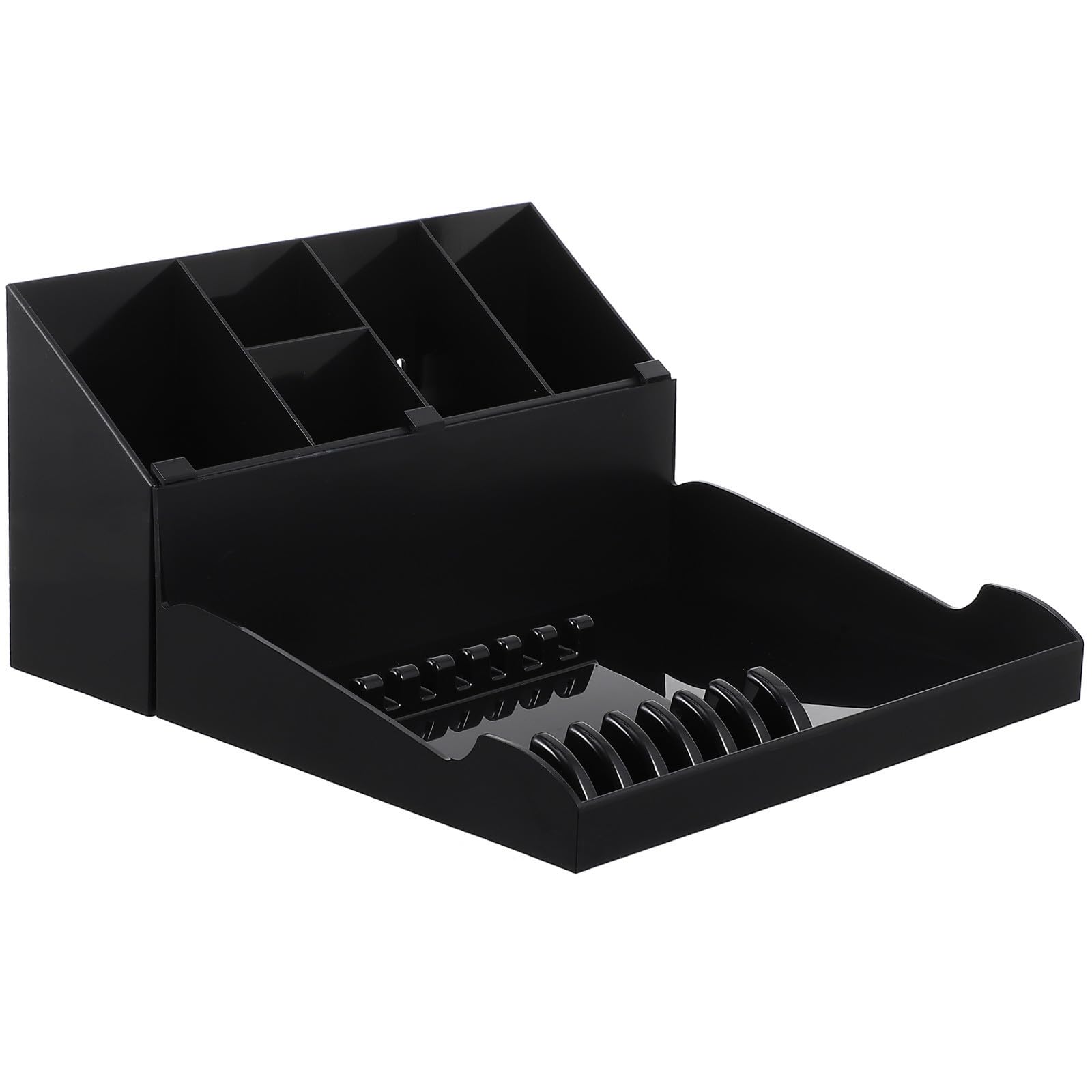 Organizador de Tijeras de Peluquería Abs Negro para Peines y Herramientas