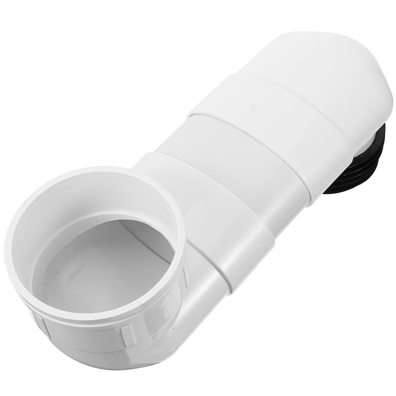Rialzo Wc Spostatore Scarico in Pvc Resistente All'usura Installazione Facile, Adatto per Uso Commerciale e Residenziale, Massimo Spostamento 10cm