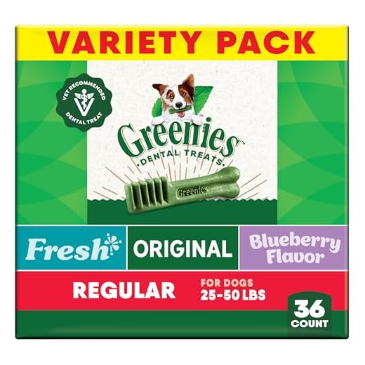 Greenies Veterinarian-Recommended Natural Dental Dog Treats, Dental Chews For Dogs, Regular Size, Variety Pack Flavor, (3) 12 oz. Packs, 36 Count