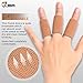 JBM Finger Sleeves 5Pack Sport Finger Brace Protector Compression Sleeve for Arthritis