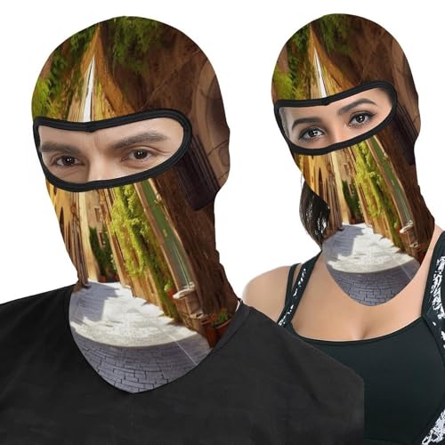 Máscara para esquí para hombres y mujeres, pasamontañas impreso de estilo italiano, máscara facial térmica para frío, equipo para motocicleta y esquí, máscara de invierno para hombres y mujeres miniatura 1