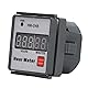 Fasizi HM-D48 Digitaler Betriebsstundenzähler, AC 220 V （0-999,99 Betriebsstundenzähler）, Zeitschaltuhr, Timer, für Haushaltsgeneratoren, Industriegeneratoren und Luftkompressoren