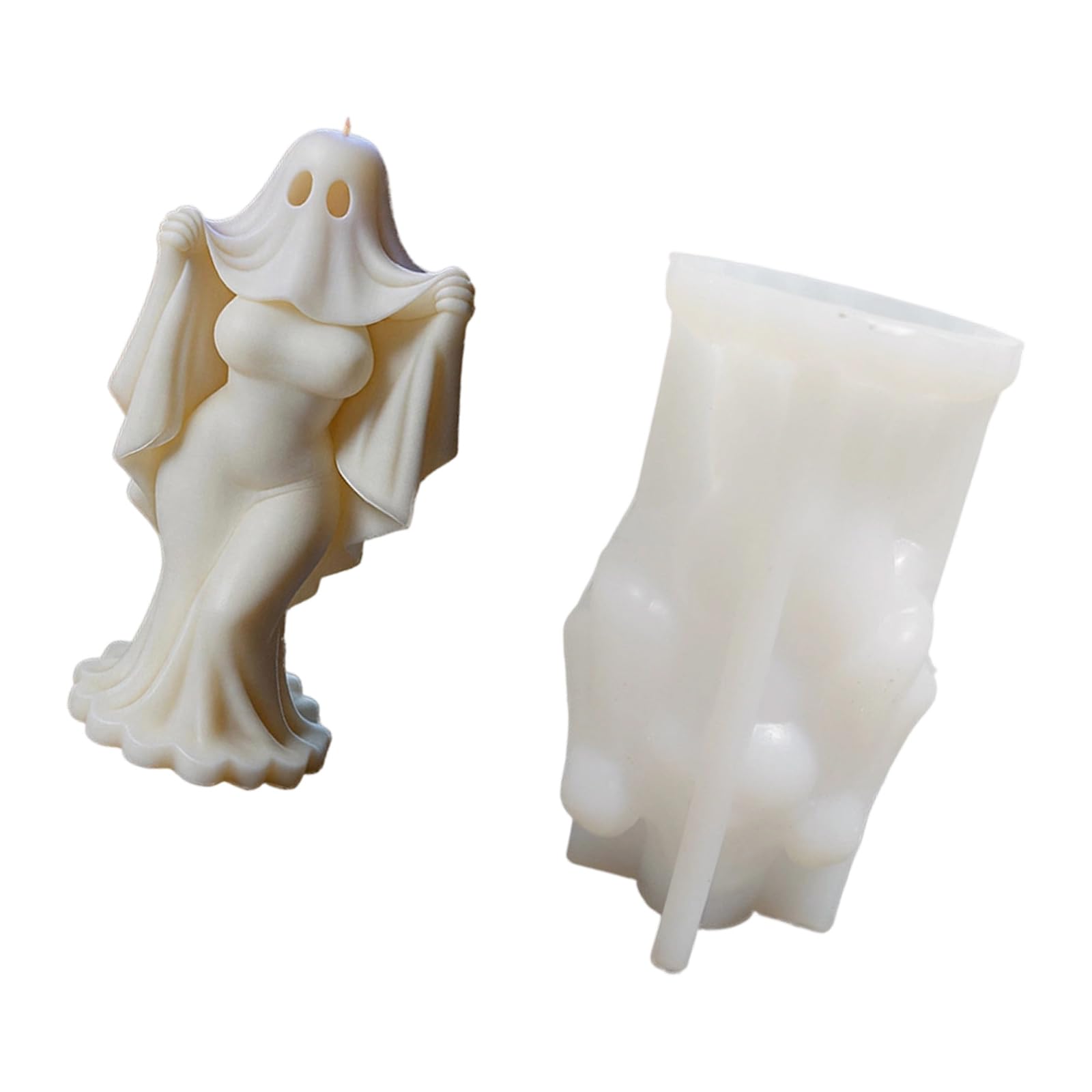 carotoe Halloween Shade Bride Silicone Molds Easy Demolding Professional Silicone for Making Soap Chocolate Resin Casting Elastomer Cast Wedding