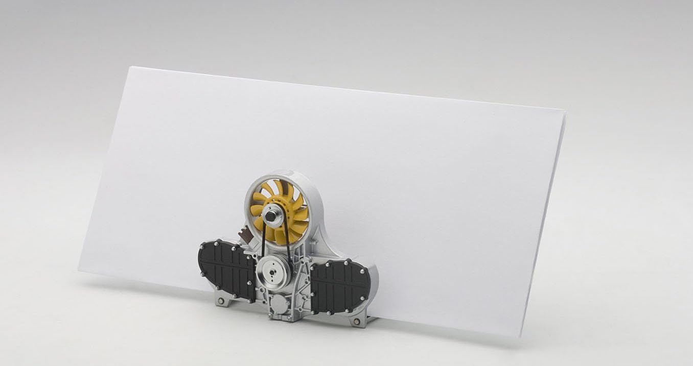 Yellow Air-Cooled Engine Letter Holder