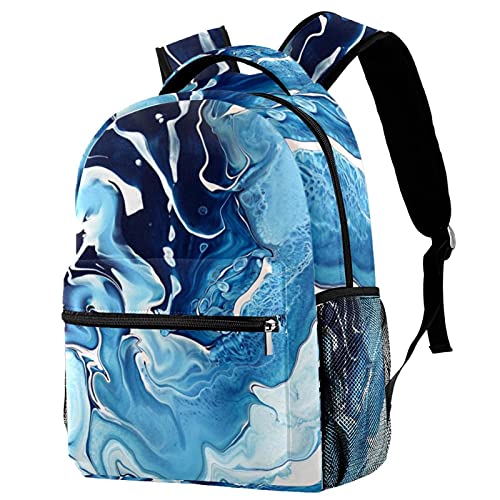 Sac à dos encre alcoolisée pour femme grand format multicolore