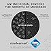 madesmart Antimicrobial 5-Piece Interlocking Bin Pack Customizable Multi-Purpose Drawer, One Home Organization, EPA Certified, Carbon