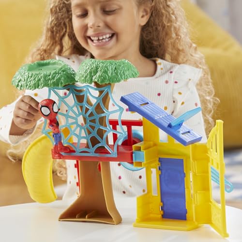 Hasbro Marvel Spidey et Ses Amis Extraordinaires, Coffret Aire de Jeu Spidey avec Figurine Spidey