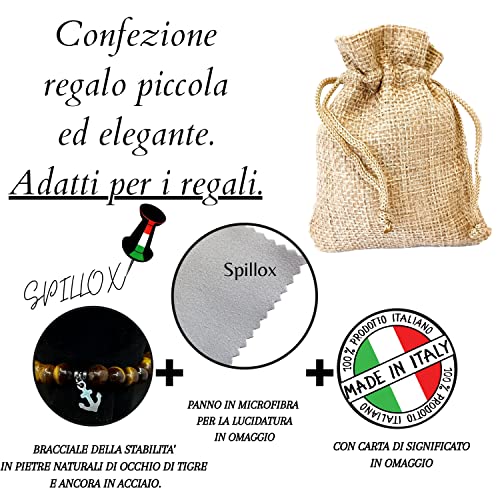 Bracciale Uomo Donna Elastico da Vere Pietre