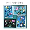 Lifetop 51pcs Tiny Painting Rocks ，DIY Smooth Surface Stones,Arts and Crafts ，0.5 to 1.0 inches ，So Small Rocks,Hand Picked for Painting #4