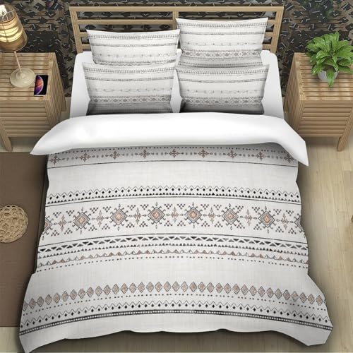 Housse de couette fleurs bleues en microfibre ultra douce de qualité supérieure - 5