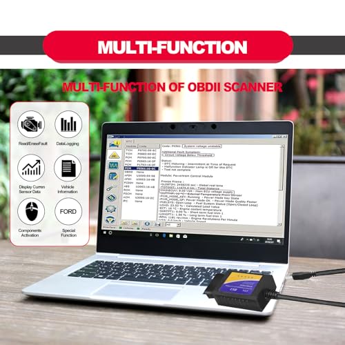 ELMconfig Scanner with MS CAN/HS CAN Switch Diagnosis on Windows with V1.5 PIC18F25K80 Chip for F150 F250 Car and Light Truck ELM327 OBD2 USB Adapter for Windows - Thumbnail 7
