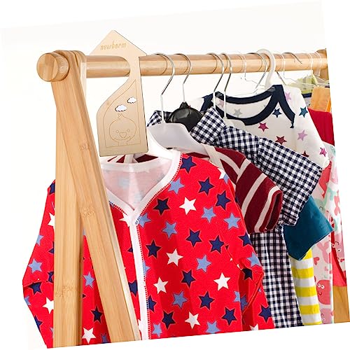 SHOWERORO 6 Unidades Divisor De Roupas Anéis De Tamanho Para Armário Cabides Divisor De Armário Roup