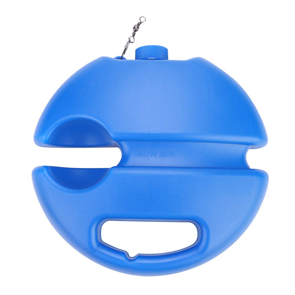 Cocoarm Entrenador de tenis portátil con pelota que rebota automáticamente, base rellenable de agua 21x21x5cm, Plástico+Goma