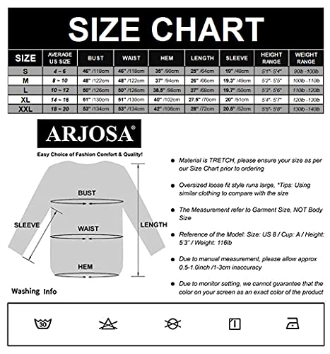 Arjosa Women's Fall Sweaters Pullover Oversized Crew Neck Long Sleeve Knit Sweater Tunic Tops (X-Large, Wine Red) #TOP5