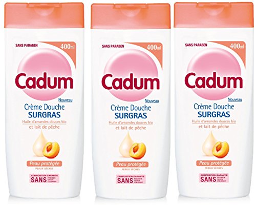 Pesca Cadum Doccia Milk 400ml - Set di 3