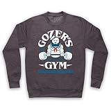 My Icon Art & Clothing Ghost Gozer's Gym Get Puft Stay Puft Bust Comedy Film Felpa per Adulti Carbone XLcm/Seno 122cm/ 127 cm