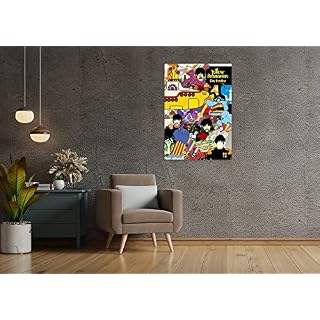 L’affiche du sous-marin jaune des Beatles | Imprimé sous-marin jaune | Impression encadrée ou non encadrée | A3 (42.0×29… - Les Beatles, Paul McCartney, John Lennon, RIngo Starr, George Harrison L'affiche du sous-marin jaune des Beatles | Imprimé sous-marin jaune | Impression encadrée ou non encadrée | A3 (42.0x29… – Image 4
