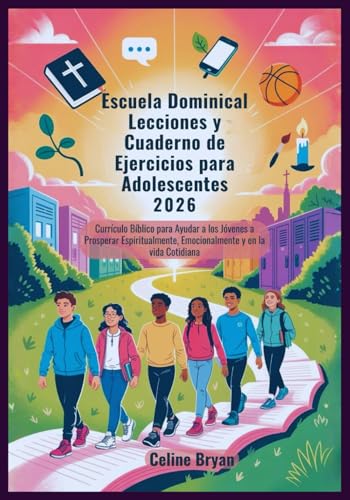 Escuela Dominical Lecciones y Cuaderno de Ejercicios para Adolescentes 2026: Curriculo Biblico para Ayudar a los Jovenes a Prosp