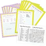 Amscan Baby Shower Word Scramble and Baby Word Search Games