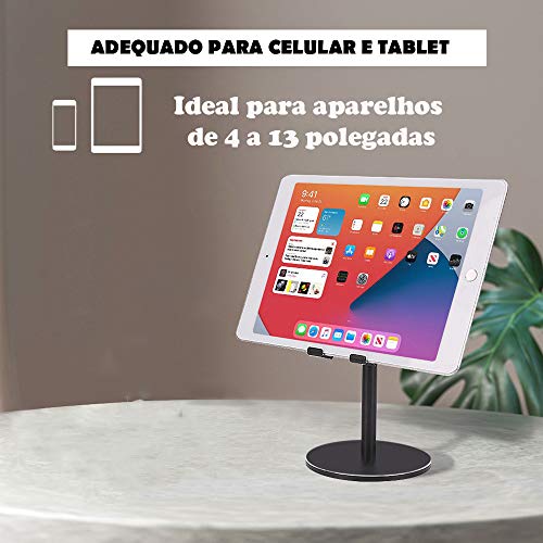 Suporte universal de mesa para tablet/celular ergonômico e ajustável Suporte Mania