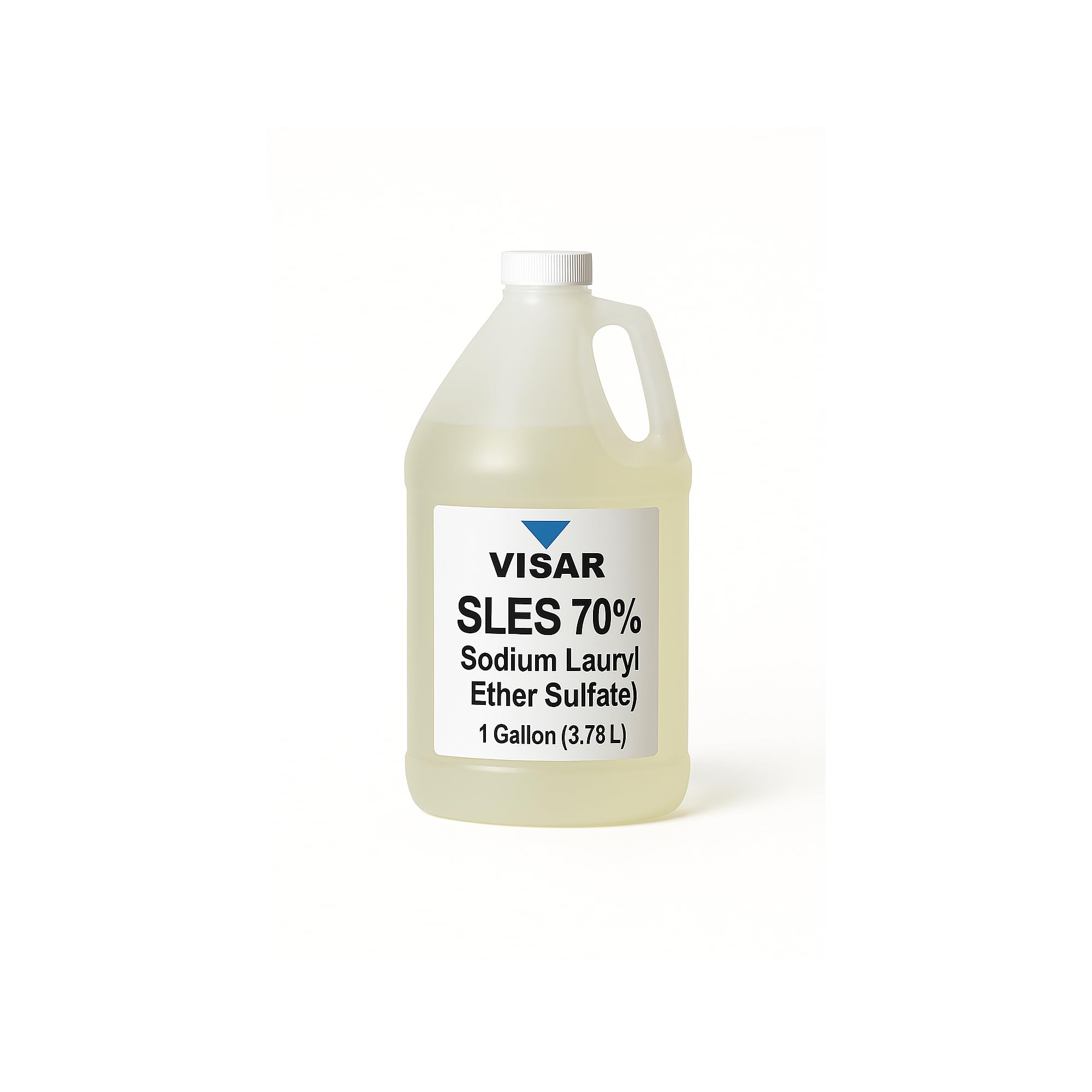 VISAR SLES 70% – Sodium Lauryl Ether Sulfate – CAS 68585-34-2 – Raw Material for Shampoo & Detergent (1 Gallon)