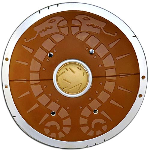 damdos Prop di Halloween in schiuma PU per Zelda Cosplay Sword Link Skysword Kirito Kirigaya Spada regali di compleanno (Shield-A)