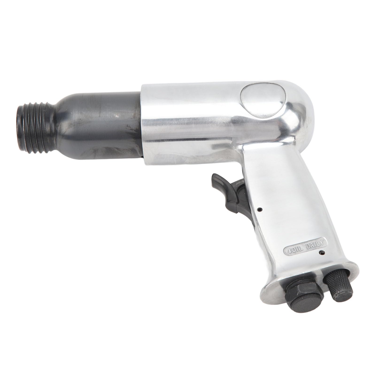 Kit de Martillo Neumático, Herramienta Eléctrica de Cincel Neumático de Alta Resistencia para Mantenimiento de Automóviles, Aleación de Metal de Barril Corto de 150mm (Cañón mediano de 190 mm)