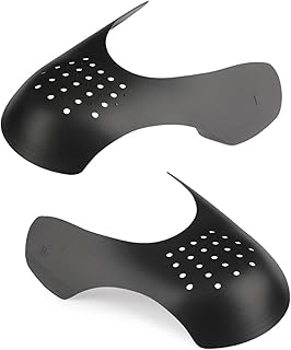 MIOBER シューガード つま先シールド 2個 プロテクター 型崩れ防止 履きジワ シワ防止 先端プロテクター 優れる通気性 カットライン付き サイズ調節