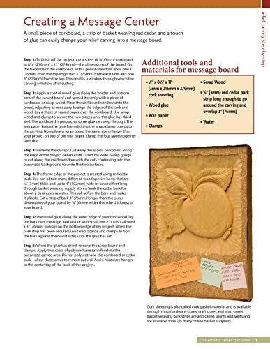 101 Artistic Relief Patterns for Woodcarvers, Woodburners & Crafters (Fox Chapel Publishing) Small Relief-Carving Designs, Easy-to-Follow Instructions & Detailed Photos (Woodcarving Illustrated Books) - Image 3