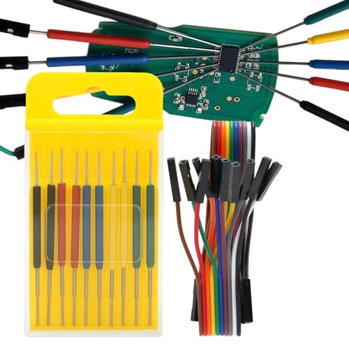 Image of Mini SMD IC Test Hook Clips, 10 Pcs 5 Colors Test Clip Ultra Small Clip Chip Foot Clip Micro IC Clamp SOIC /TSSOP /TSOP /SSOP /MSOP /PLCC /QFP /TQFP /LQFP /SMD IC Test Chip Mini Chips Adapters