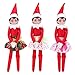 Mylass 3 Pcs Skirts Set EU CE-EN71 Certified Include Christmas Clothes Party Grown Outfits for Elf on The Shelf Doll （Not Include Doll）