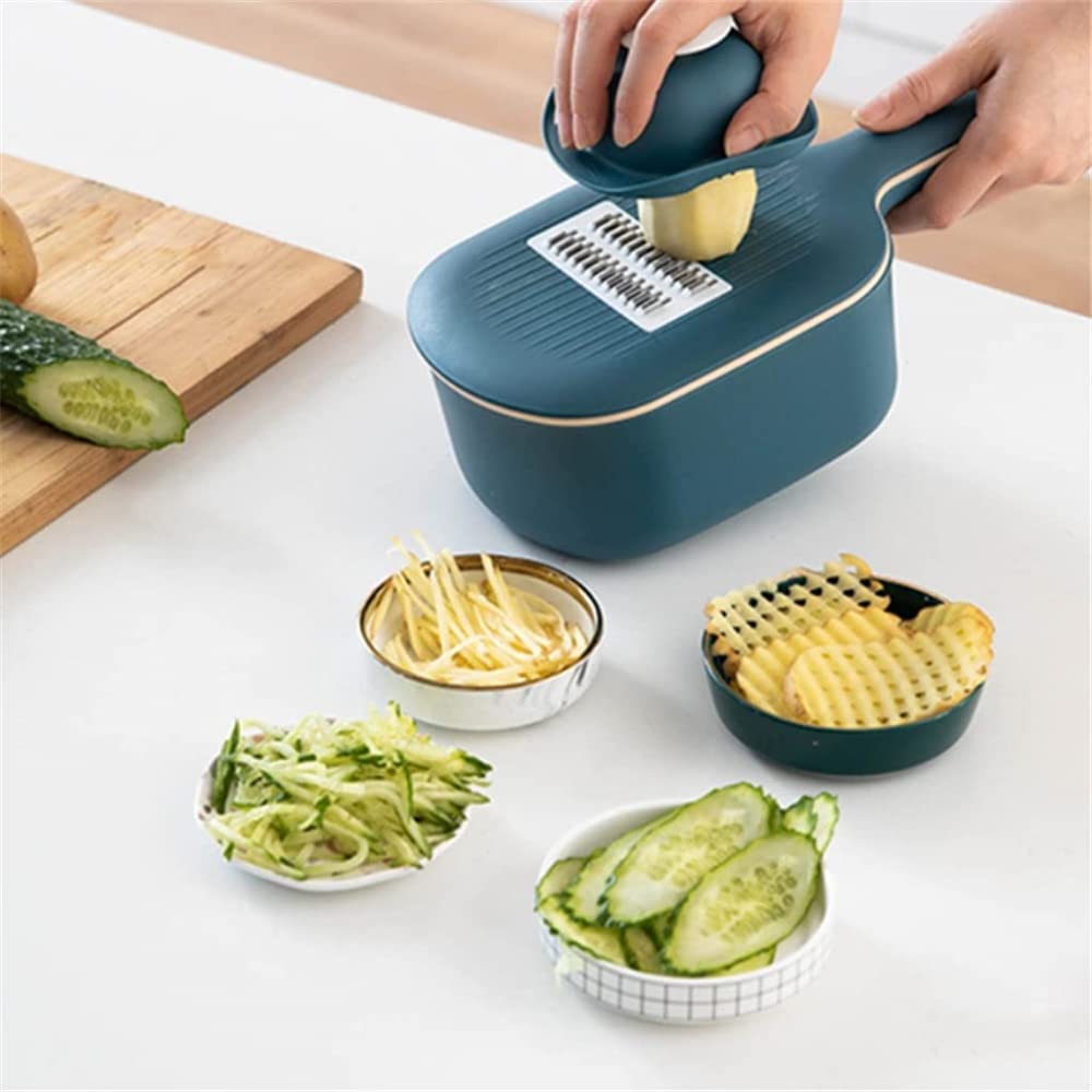 Herramienta de Cocina rallador doméstico Multifuncional, rebanador para Patatas y Zanahorias