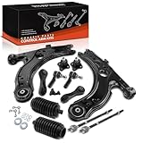 Frankberg 12x Kit de Bras de Suspension Essieu Avant Compatible avec A3 8L1 Leon 1M1 Toledo II 1M2 O.c.t.a.v.i.a I 1U2 B.o.r.a 1J2 Golf IV 1J1 Golf IV Variant 1J5 Remplacer# 1J0422812B