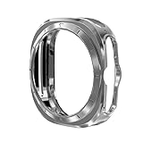 Custodia compatibile con Samsung Galaxy Watch 7 Ultra 2024 da 47 mm, morbida custodia protettiva trasparente in TPU per uomini e donne, accessori [senza schermo] (argento)